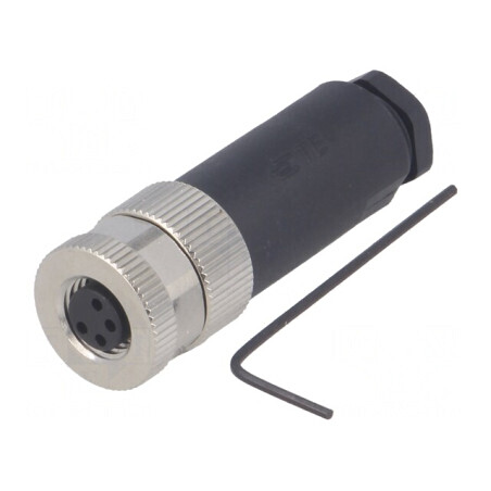 Conector M8 Mamă 4-PIN IP67 Pe Cablu | Electronic-mag.ro | Componente Electronice
