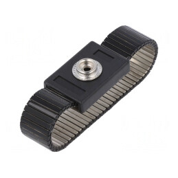 Brățară Antistatică ESD din Oțel Inoxidabil 10mm | Electronic-mag.ro | Componente Electronice