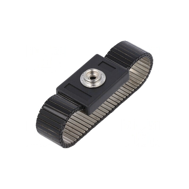 Brățară Antistatică ESD din Oțel Inoxidabil 10mm | Electronic-mag.ro | Componente Electronice