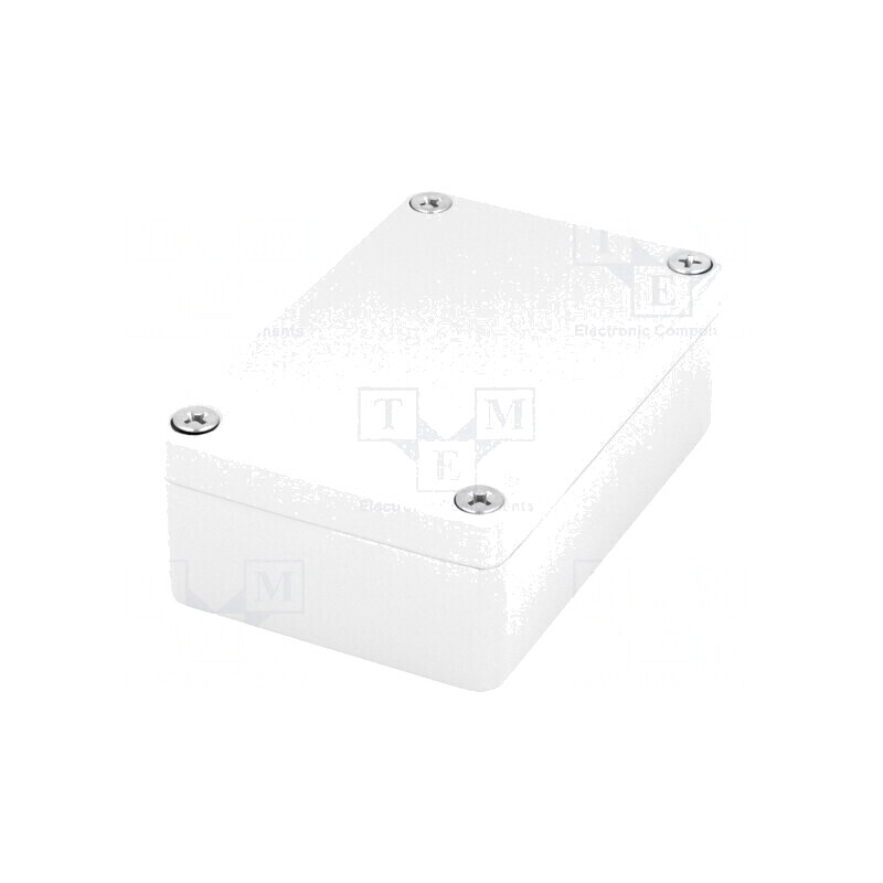 Carcasă Universală Aluminiu Gri Deschis 64x98x34mm | Electronic-mag.ro | Componente Electronice