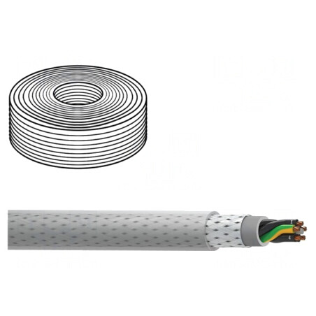 Cablu MACHFLEX 350CY 12G1,5mm2 PVC Transparent 300V/500V | Electronic-mag.ro | Componente Electronice