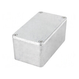 Carcasă Universală Aluminiu 65mm x 115mm x 55mm Naturală | Electronic-mag.ro | Componente Electronice