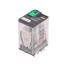 Releu Electromagnetic 4PDT 24VDC 6A | Electronic-mag.ro | Componente Electronice