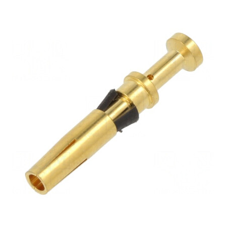 Pin mamă cupru aurit 0,75-1mm2 crimpat pe cablu | Electronic-mag.ro | Componente Electronice