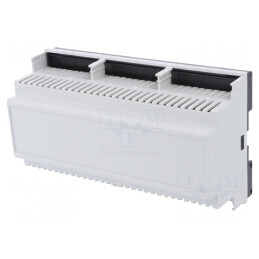 Carcasă gri pentru șină DIN 90x158x58mm | Electronic-mag.ro | Componente Electronice