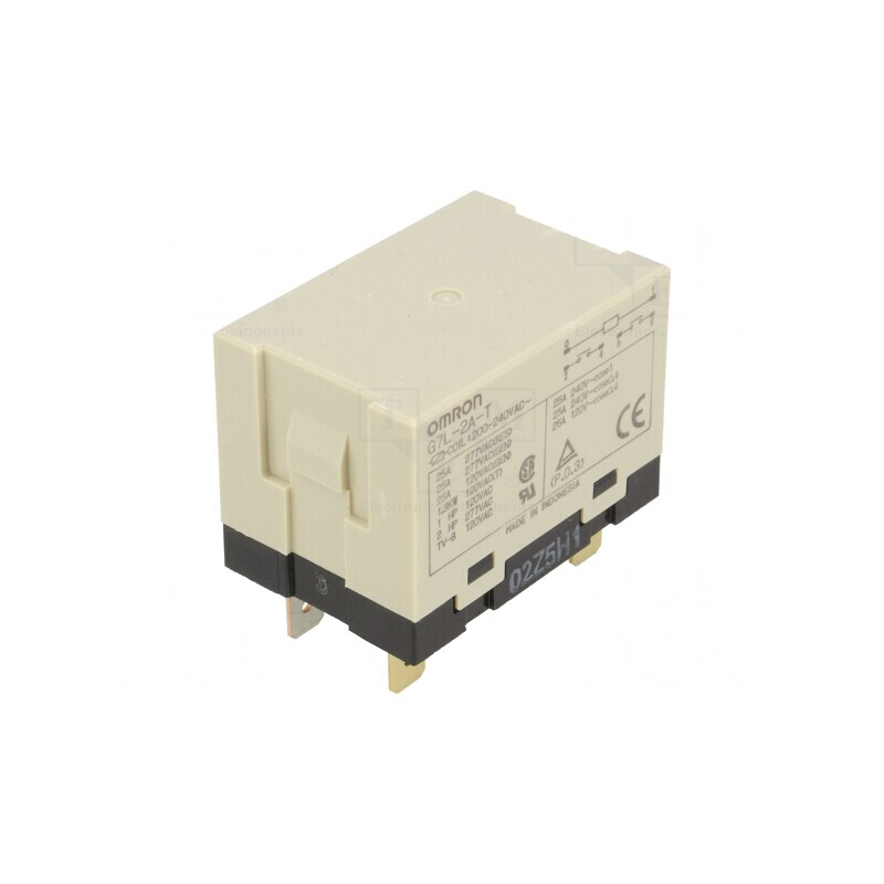 Releu electromagnetic DPST-NO 230VAC G7L | Electronic-mag.ro | Componente Electronice