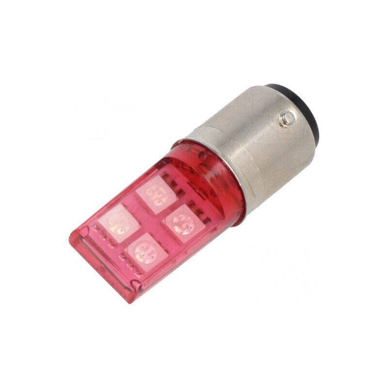 Lampă LED roșie BA15D 230V | Electronic-mag.ro | Componente Electronice Lampă LED roșie BA15D 230V | Electronic-mag.ro | Componente Electronice