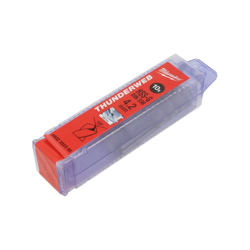Burghiu Metal 4.2mm Oțel Rapid HSS-G 10buc. | Electronic-mag.ro | Componente Electronice