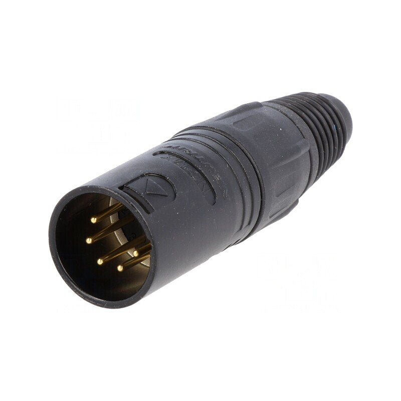 Mufă XLR 5 Pin Tată pe Cablu | Electronic-mag.ro | Componente Electronice