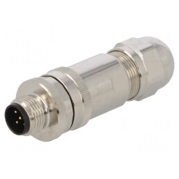 Mufă M12 5-PIN Tată Drept IP67 60V Profibus Pe Cablu | Electronic-mag.ro | Componente Electronice