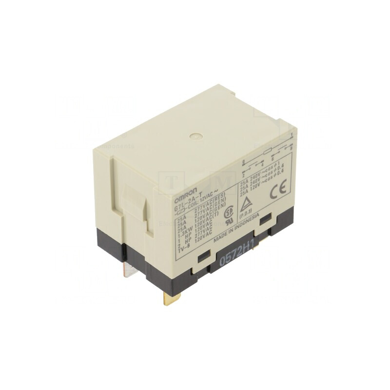 Releu Electromagnetic DPST-NO 12VAC G7L | Electronic-mag.ro | Componente Electronice