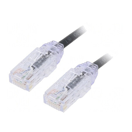 Patch Cord UTP Cat6 Negru 0.5m | Electronic-mag.ro | Componente Electronice
