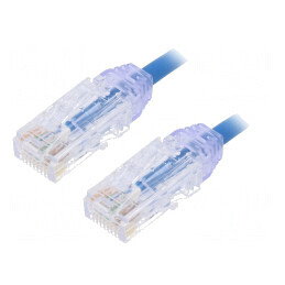 Patch Cord UTP Cat6 Albastru 0.5m LSZH | Electronic-mag.ro | Componente Electronice