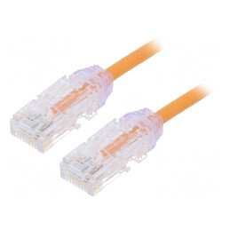 Patch Cord UTP Cat6 LSZH 0.5m Portocaliu | Electronic-mag.ro | Componente Electronice