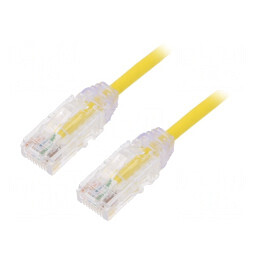 Patch Cord UTP Cat6 LSZH Galben 0.5m | Electronic-mag.ro | Componente Electronice