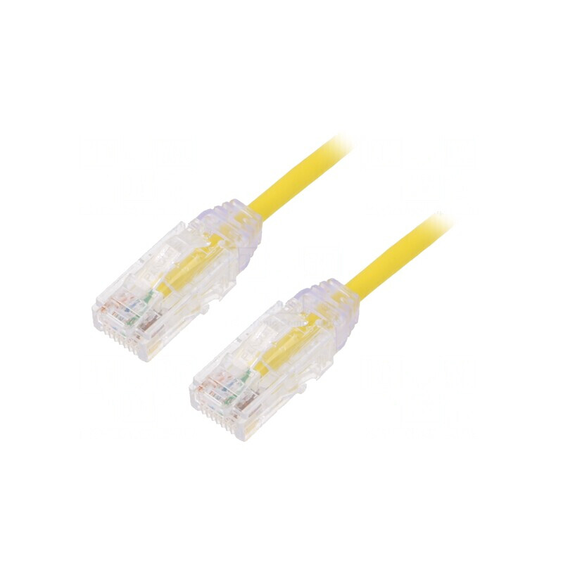Patch Cord UTP Cat6 LSZH Galben 0.5m | Electronic-mag.ro | Componente Electronice
