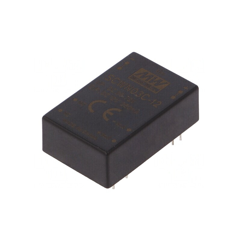 Convertor DC/DC 3W 36-72V la 12V 250mA DIP24 | Electronic-mag.ro | Componente Electronice Convertor DC/DC 3W 36-72V la 12V 250mA DIP24 | Electronic-mag.ro | Componente Electronice