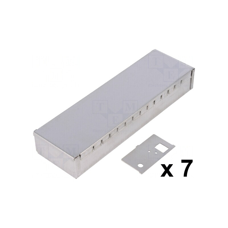 Carcasă oțel cu compartiment 50x161x26mm | Electronic-mag.ro | Componente Electronice
