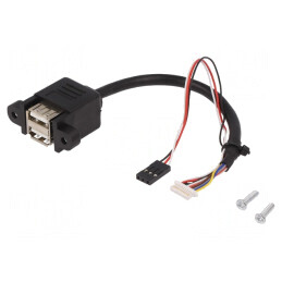 Adaptor-splitter; UP board; USB x2; MOLEX,USB A soclu x2