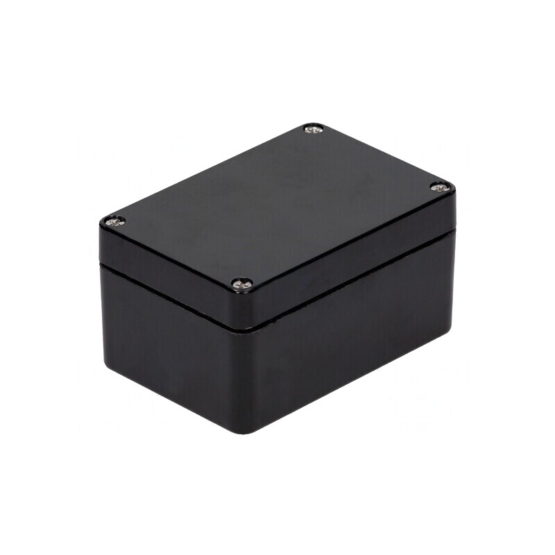 Carcasă Universală Poliester Neagră 75x110x55mm | Electronic-mag.ro | Componente Electronice