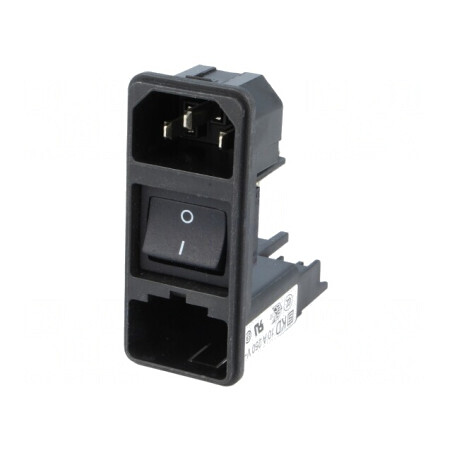 Conector Alimentare AC 10A 250V IEC 60320 | Electronic-mag.ro | Componente Electronice
