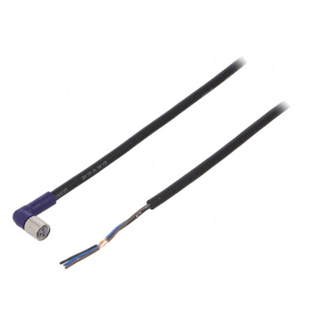 Cablu Conectare M8 3 PIN 2m Mufă Unghiulară | Electronic-mag.ro | Componente Electronice
