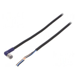 Cablu Conectare M8 4 PIN Unghi 2m 0.5A | Electronic-mag.ro | Componente Electronice