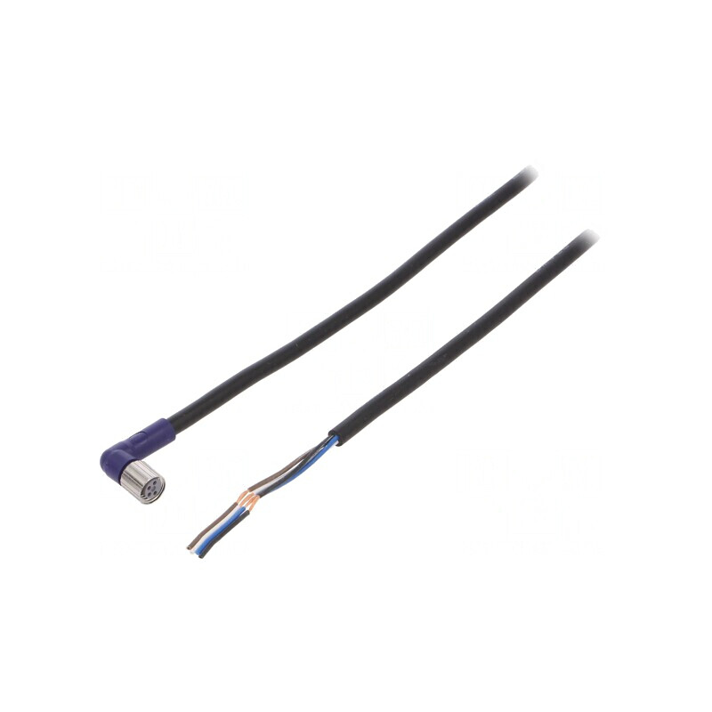 Cablu Conectare M8 4 PIN Unghi 2m 0.5A | Electronic-mag.ro | Componente Electronice