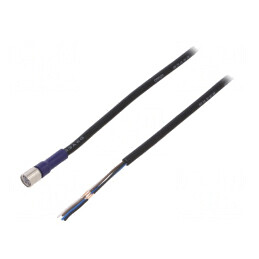Cablu de Conectare M8 PIN 4 Drept 2m PVC | Electronic-mag.ro | Componente Electronice