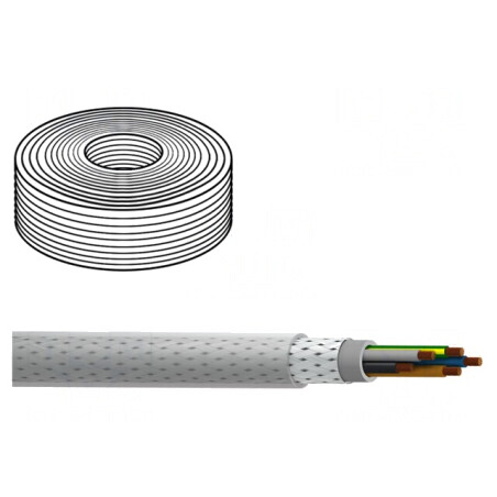 Cablu MACHFLEX PVC Transparent 7G2,5mm2 50m | Electronic-mag.ro | Componente Electronice