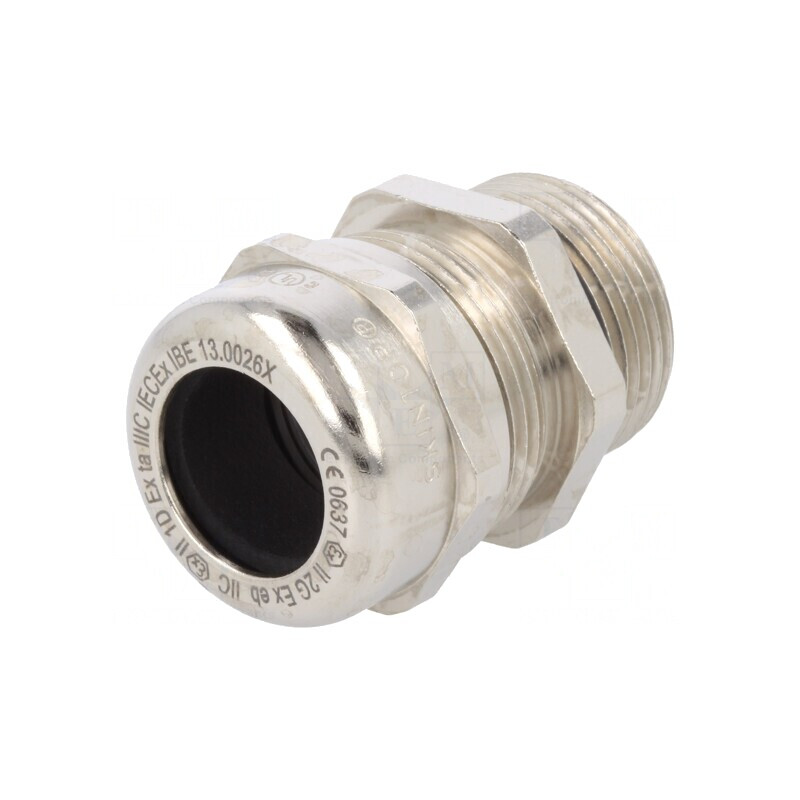 Garnitură etanșare filet alungit M25 IP68 alamă | Electronic-mag.ro | Componente Electronice