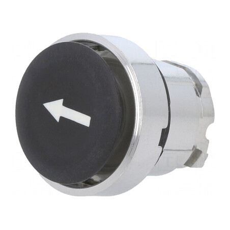 Comutator 22mm Apăsare Negru | Electronic-mag.ro | Componente Electronice