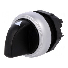 Comutator Rotativ 22mm Negru 3 Poziții | Electronic-mag.ro | Componente Electronice