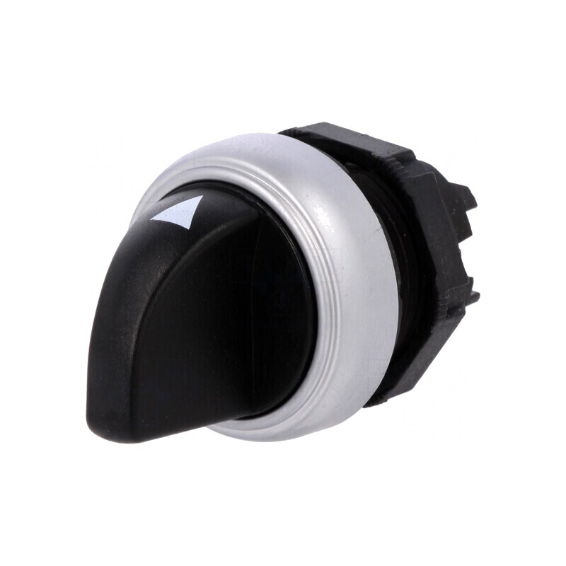 Comutator Rotativ 22mm Negru 3 Poziții | Electronic-mag.ro | Componente Electronice