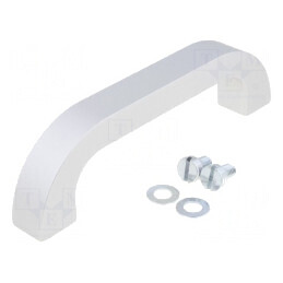 Manetă Aluminiu Gri 45mm x 164mm x 20mm | Electronic-mag.ro | Componente Electronice