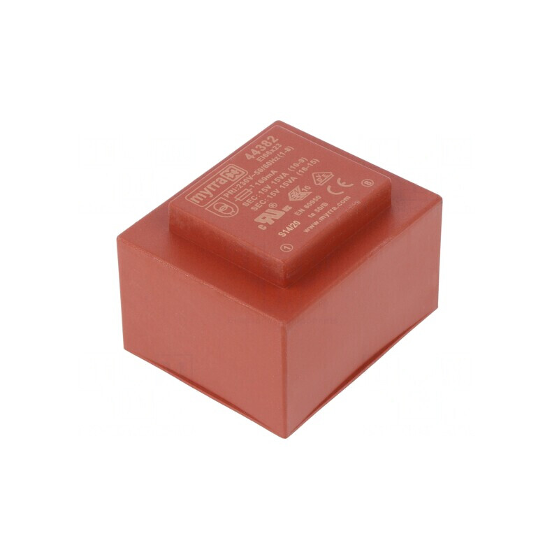 Transformator încapsulat 30VA 230V 15V 1A PCB | Electronic-mag.ro | Componente Electronice