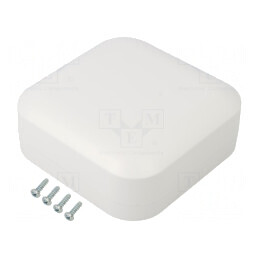 Carcasă universală ABS albă 120x120x45mm IP54 | Electronic-mag.ro | Componente Electronice