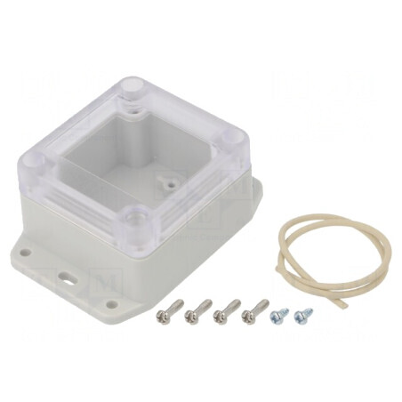 Carcasă universală cu lame de fixare 60x65x40mm | Electronic-mag.ro | Componente Electronice