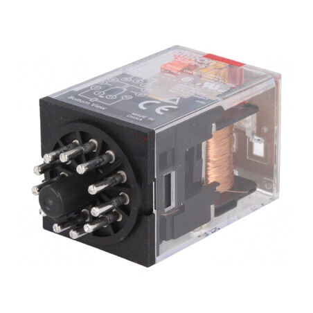 Releu Electromagnetic 3PDT 24VAC 10A | Electronic-mag.ro | Componente Electronice