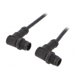Cablu senzori automatizări M12-M12 1m | Electronic-mag.ro | Componente Electronice