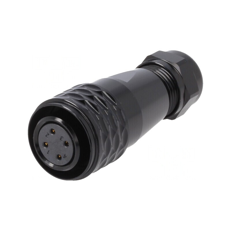 Mufă Mamă SA16 4 PIN IP67 5-8mm 5A 500V Lipire | Electronic-mag.ro | Componente Electronice Mufă Mamă SA16 4 PIN IP67 5-8mm 5A 500V Lipire | Electronic-mag.ro | Componente Electronice