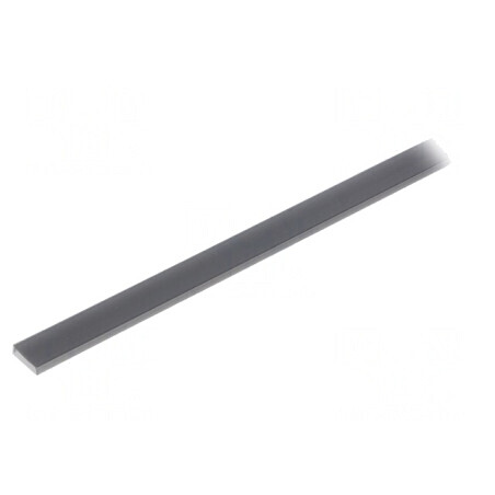 Apărătoare profile LED neagră 2m cu împingere | Electronic-mag.ro | Componente Electronice
