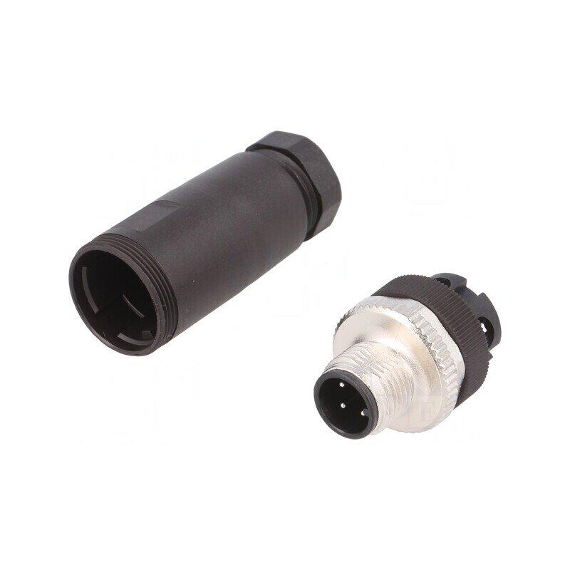 Conector M12 4-PIN DeviceNet/CANopen Drept Pe Cablu | Electronic-mag.ro | Componente Electronice