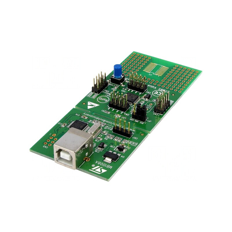 Kit Dezvoltare STM8 STM8S003K3T6 cu Şiruri Pini şi USB B | Electronic-mag.ro | Componente Electronice