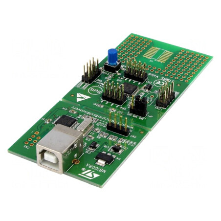 Kit Dezvoltare STM8 STM8S003K3T6 cu Şiruri Pini şi USB B | Electronic-mag.ro | Componente Electronice