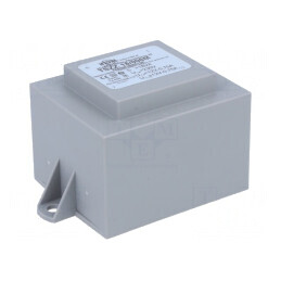 Transformator încapsulat 18VA 230V AC la 12V 750mA PCB | Electronic-mag.ro | Componente Electronice