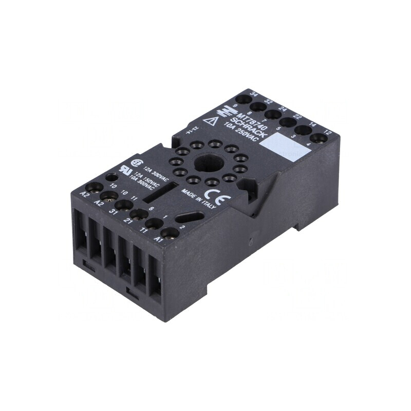 Stativ cu șurub pentru șină DIN 250VAC 10A MT | Electronic-mag.ro | Componente Electronice