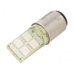 Lampă LED galbenă 24V BA15D | Electronic-mag.ro | Componente Electronice