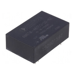 Convertor DC/DC 6W 18-75V la 15V 400mA DIP24 | Electronic-mag.ro | Componente Electronice