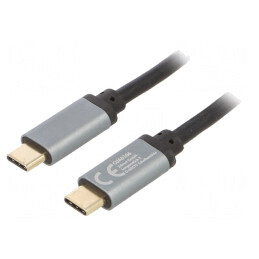 Cablu USB 3.2 Power Delivery 1,5m Negru | Electronic-mag.ro | Componente Electronice
